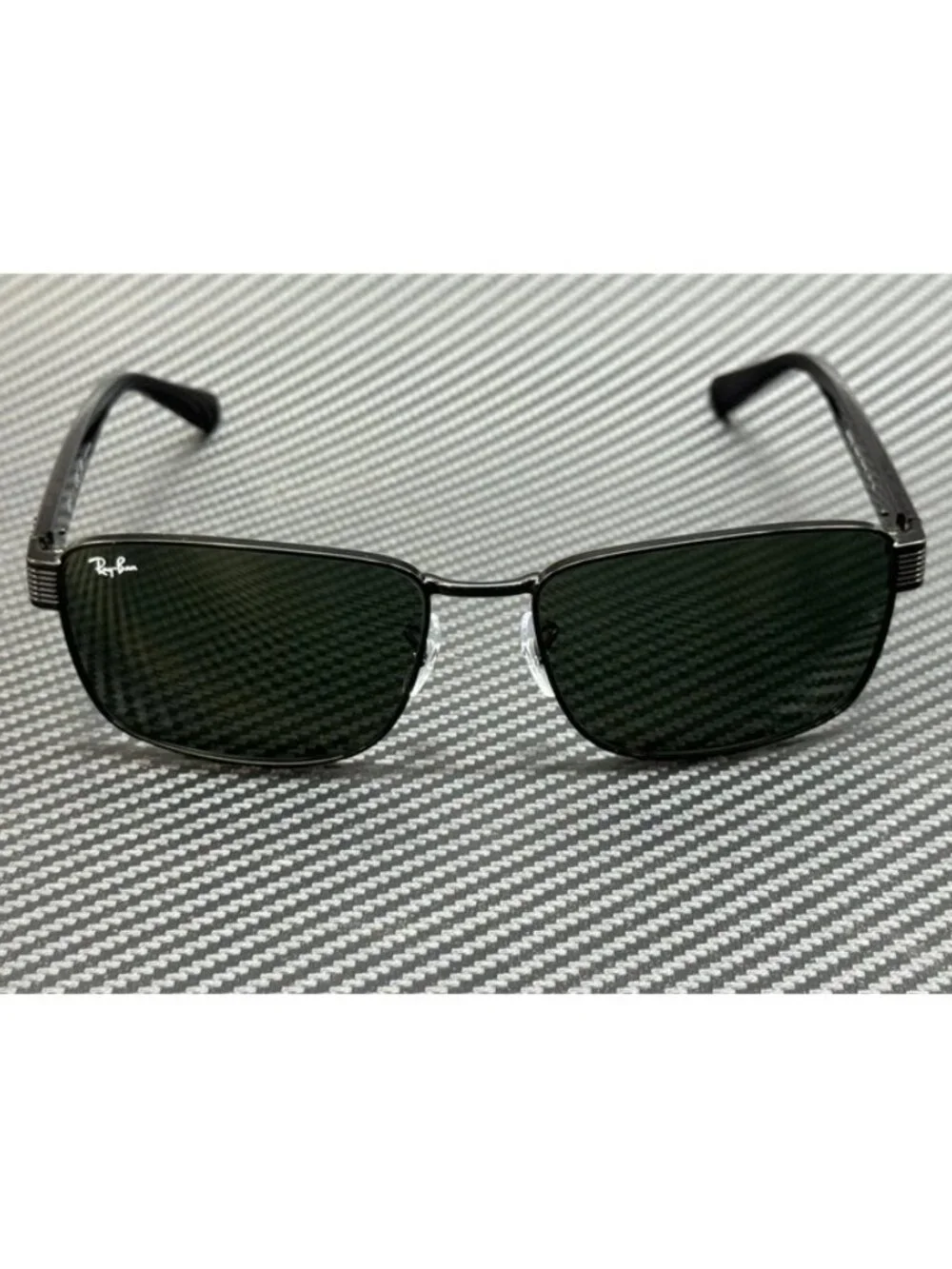 New Ray-Ban Men Black Sunglasses 59-18-145